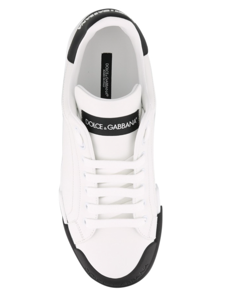 Dolce & Gabbana Woman Sneakers Portofino Black White
