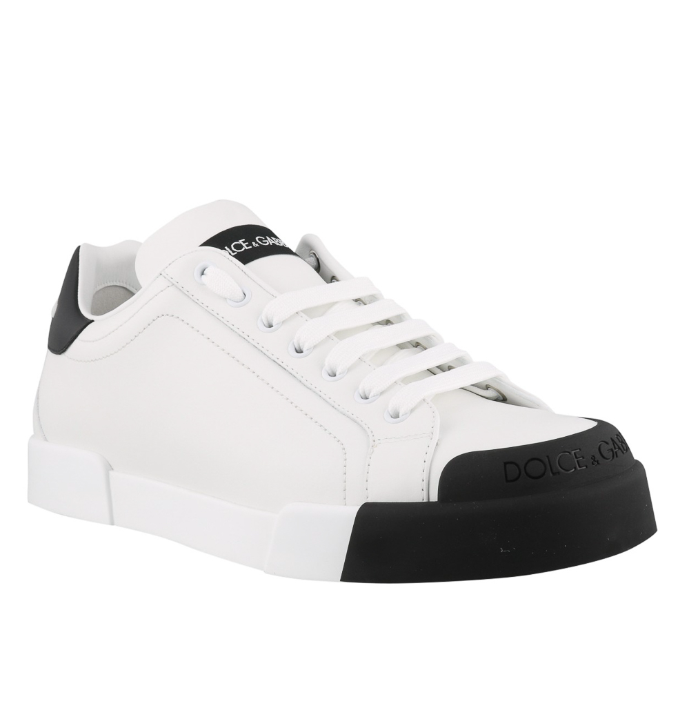 Dolce & Gabbana Woman Sneakers Portofino Black White