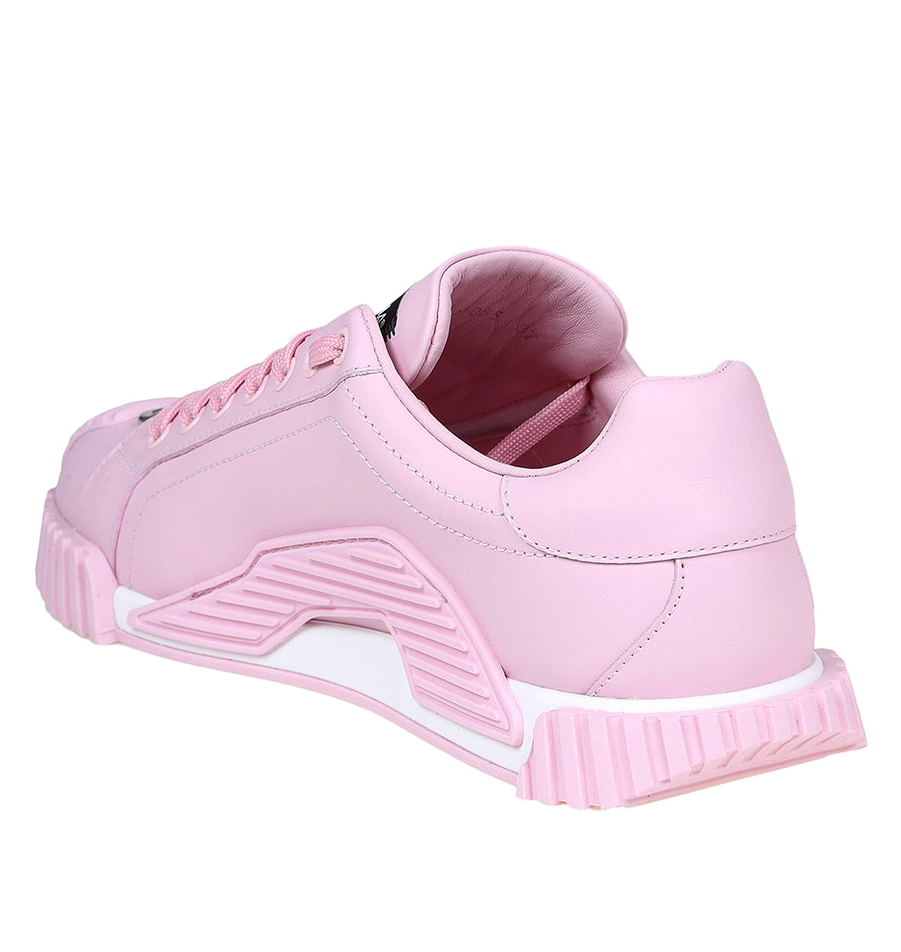 Dolce & Gabbana Woman Sneakers Vitello Nappato Pink