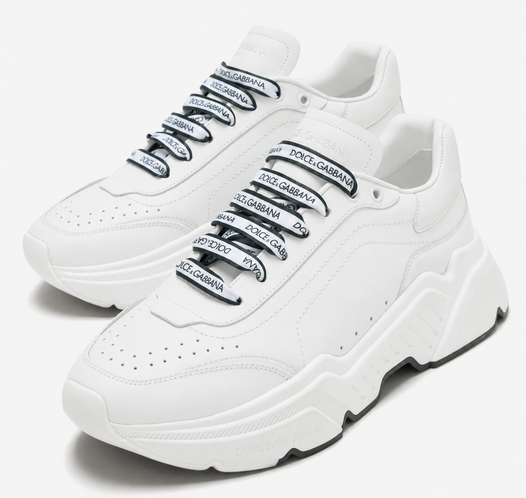 Dolce & Gabbana Woman Sneakers Vitello Nappato White