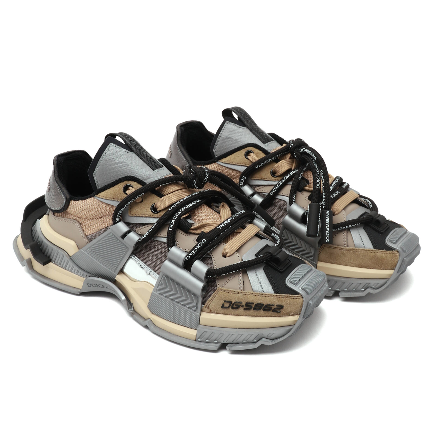 Dolce & Gabbana Woman Sneaker Bassa Gommata Sneakers Grey