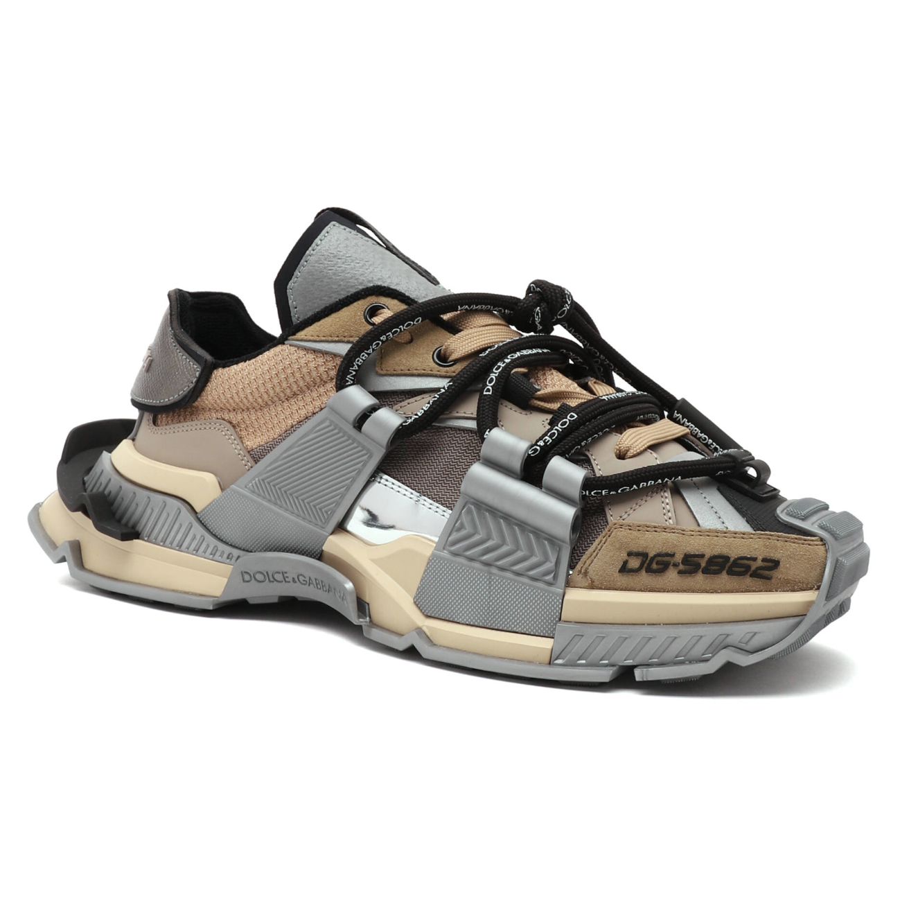 Dolce & Gabbana Woman Sneaker Bassa Gommata Sneakers Grey