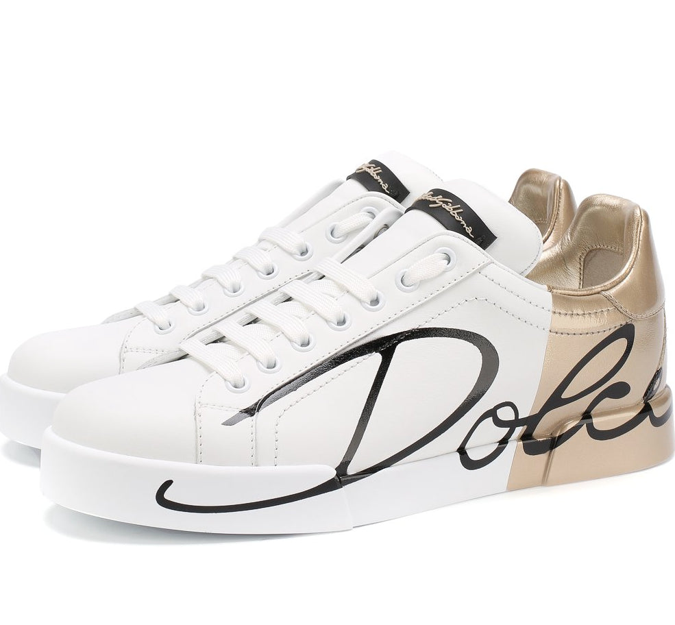 Dolce & Gabbana Woman Sneakers Patent Leather White