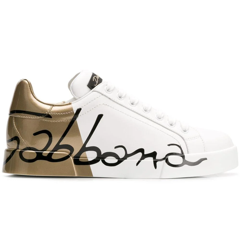 Dolce & Gabbana Woman Sneakers Patent Leather White
