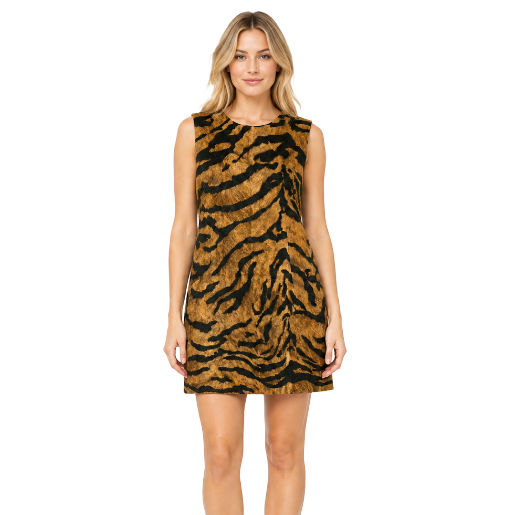 Dolce & Gabbana Woman Dress Tigre Brown