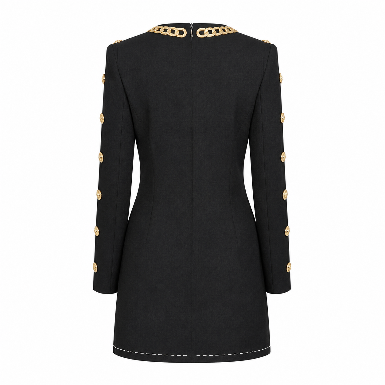 Dolce & Gabbana Woman Dress Dettagli Oro Black