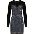 Dolce & Gabbana Woman Dress Short Denim Multicolor