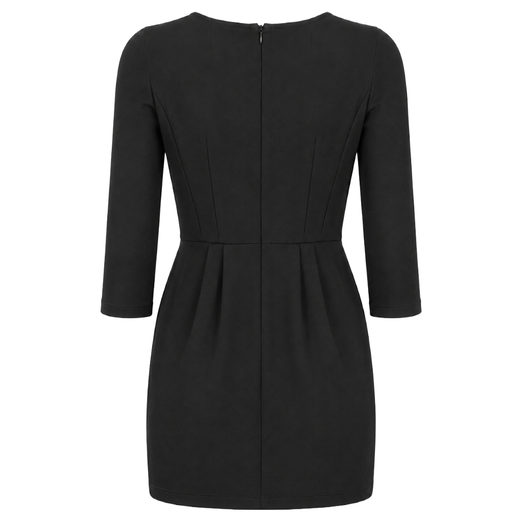 Dolce & Gabbana Woman Dress Short V-Neck Black