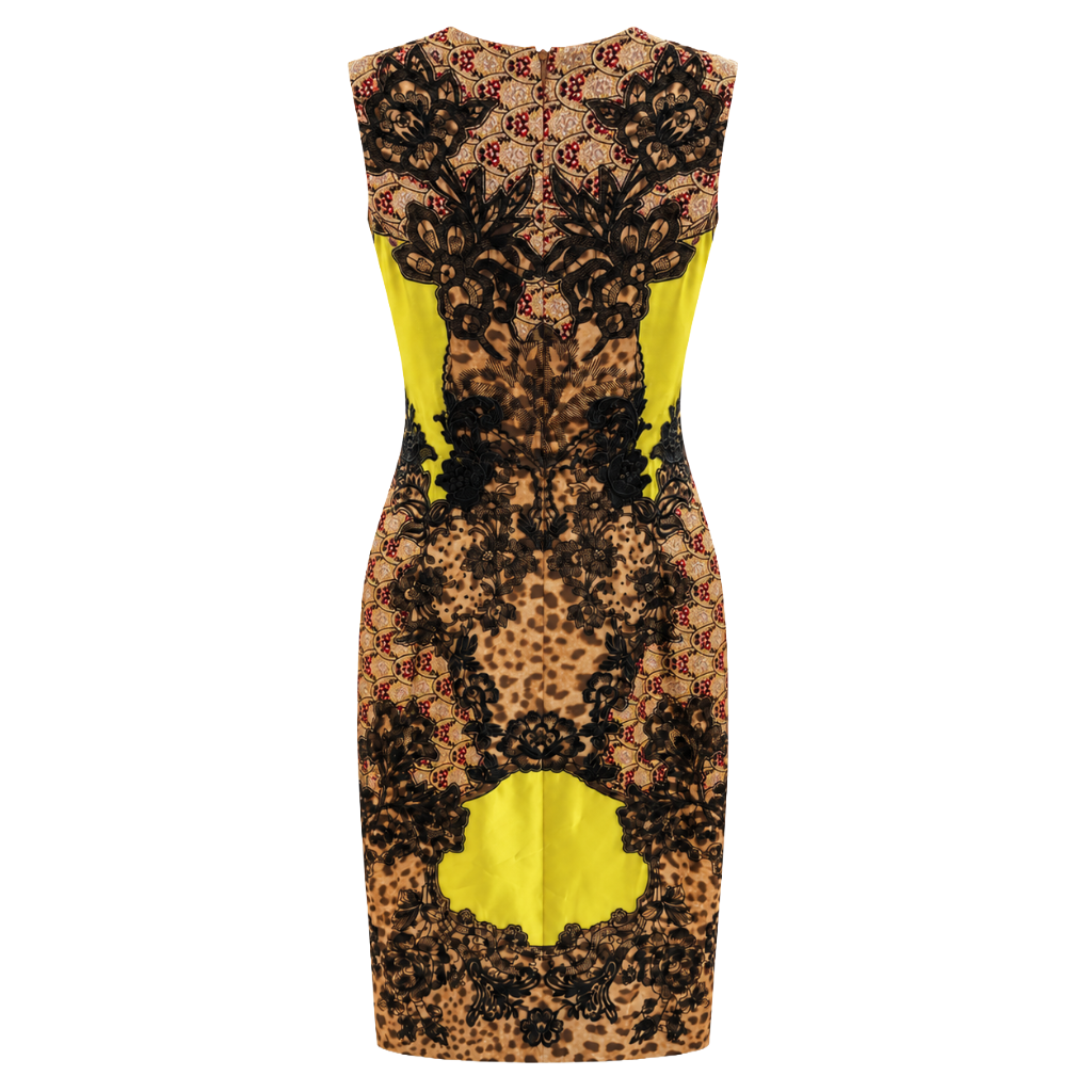 Dolce & Gabbana Woman Dress Floral Lace Multicolor
