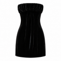 Dolce & Gabbana Woman Dress Short Velvet Black