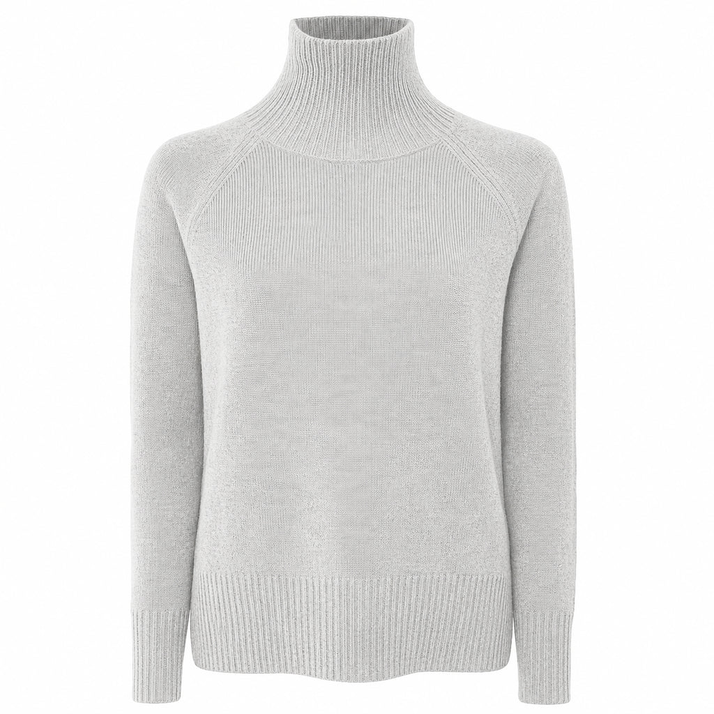Emilio Romanelli Woman Turtleneck Chiaro Grey