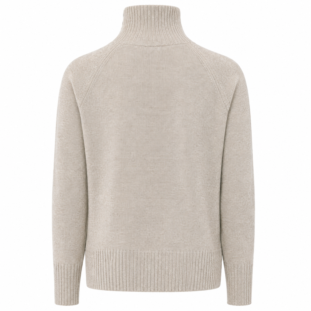Emilio Romanelli Woman Turtleneck Sabbia Beige