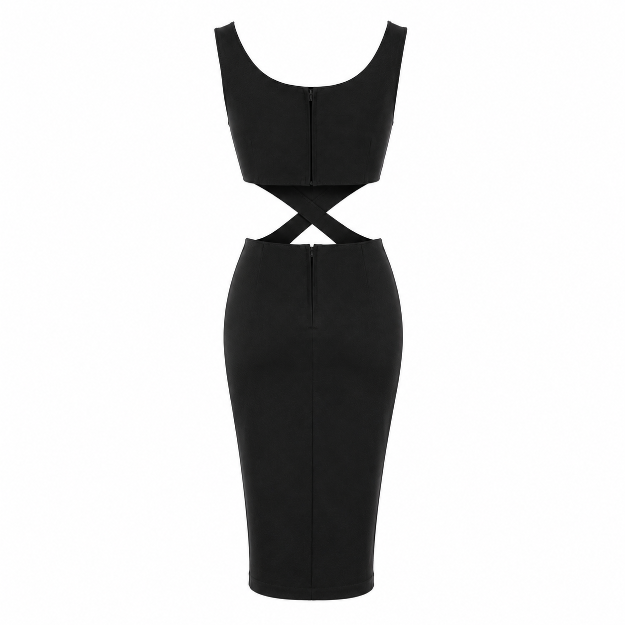 Dolce & Gabbana Woman Dress Intrecciato Black