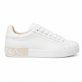 Dolce & Gabbana Woman Sneaker Portofino Beige Sneakers White