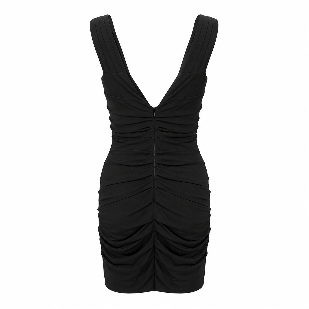 Dolce & Gabbana Woman Dress Drappeggiato Short Black