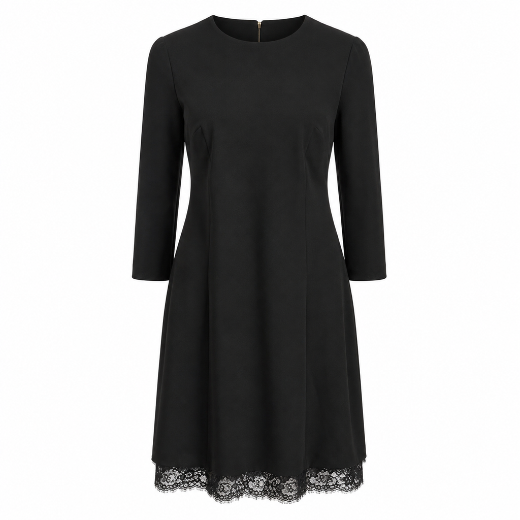Dolce & Gabbana Woman Dress Sleeve Long Lace Black