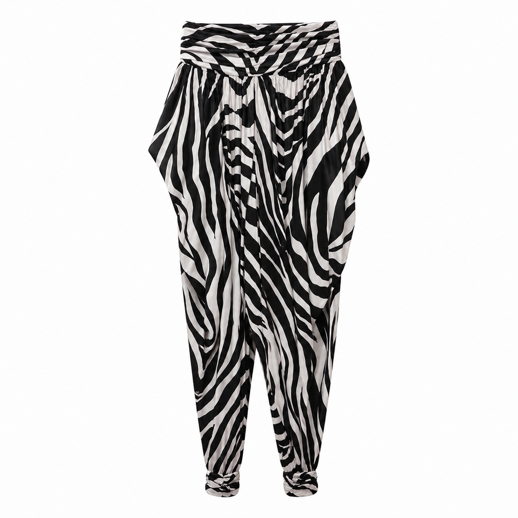 Dolce & Gabbana Woman Trousers Zebra Print White