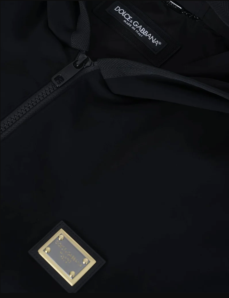 Dolce & Gabbana Man Vest Targhetta Black