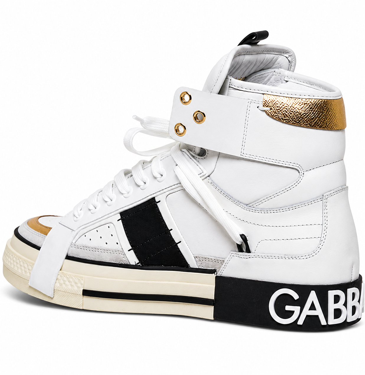Dolce & Gabbana Man Sneaker Alta Dauphine Sneakers White