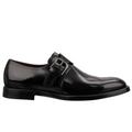 Dolce & Gabbana Man Derby Monkstrap Spazzolato Derby Black