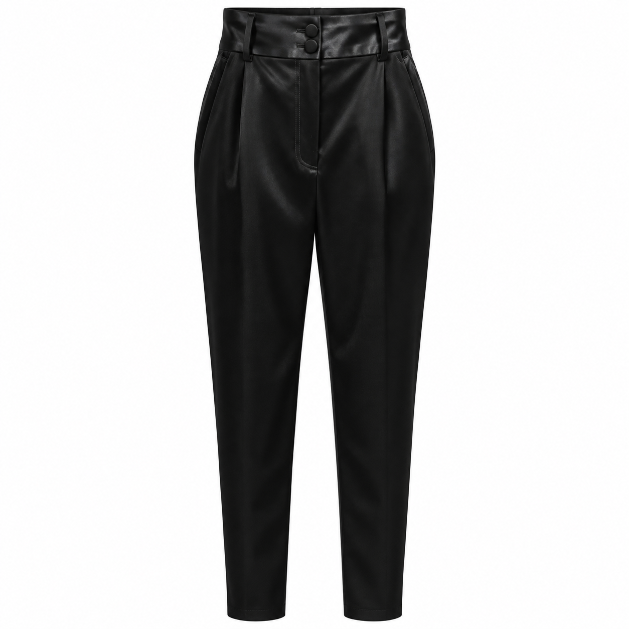 Dolce & Gabbana Woman Trousers Glossy Black