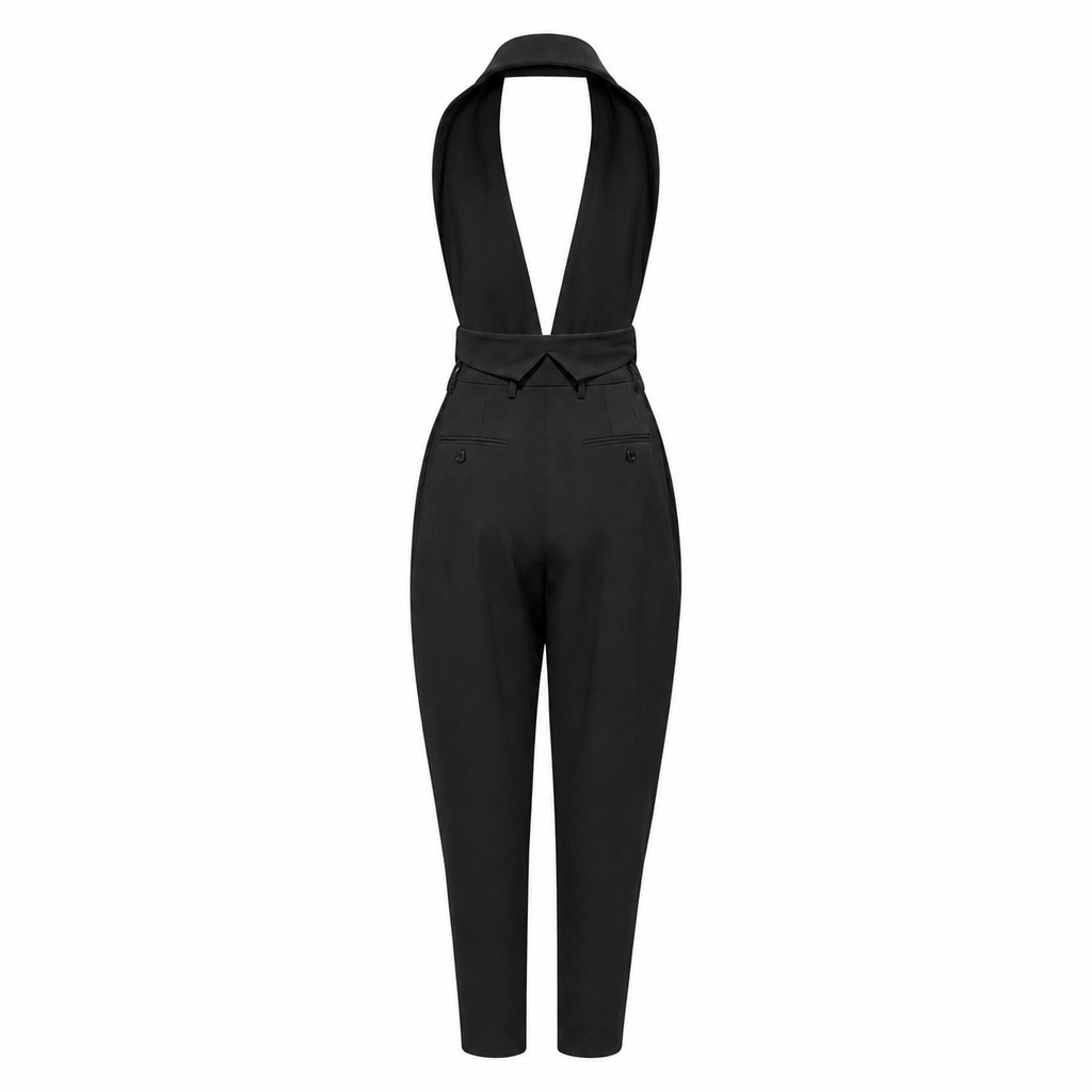 Dolce & Gabbana Woman Tracksuit Schiena Scoperta Black
