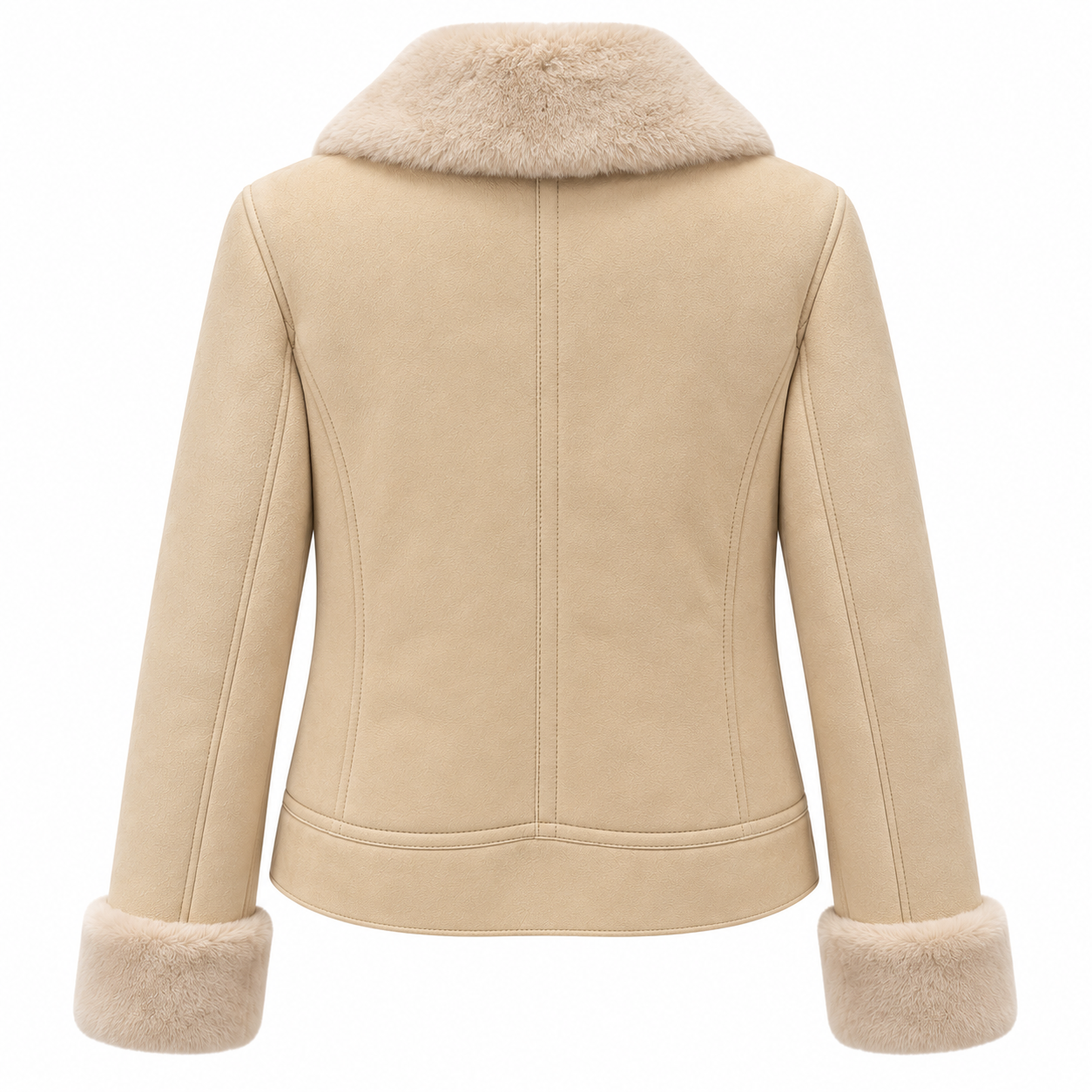 Dolce & Gabbana Woman Jacket Pelliccia Beige