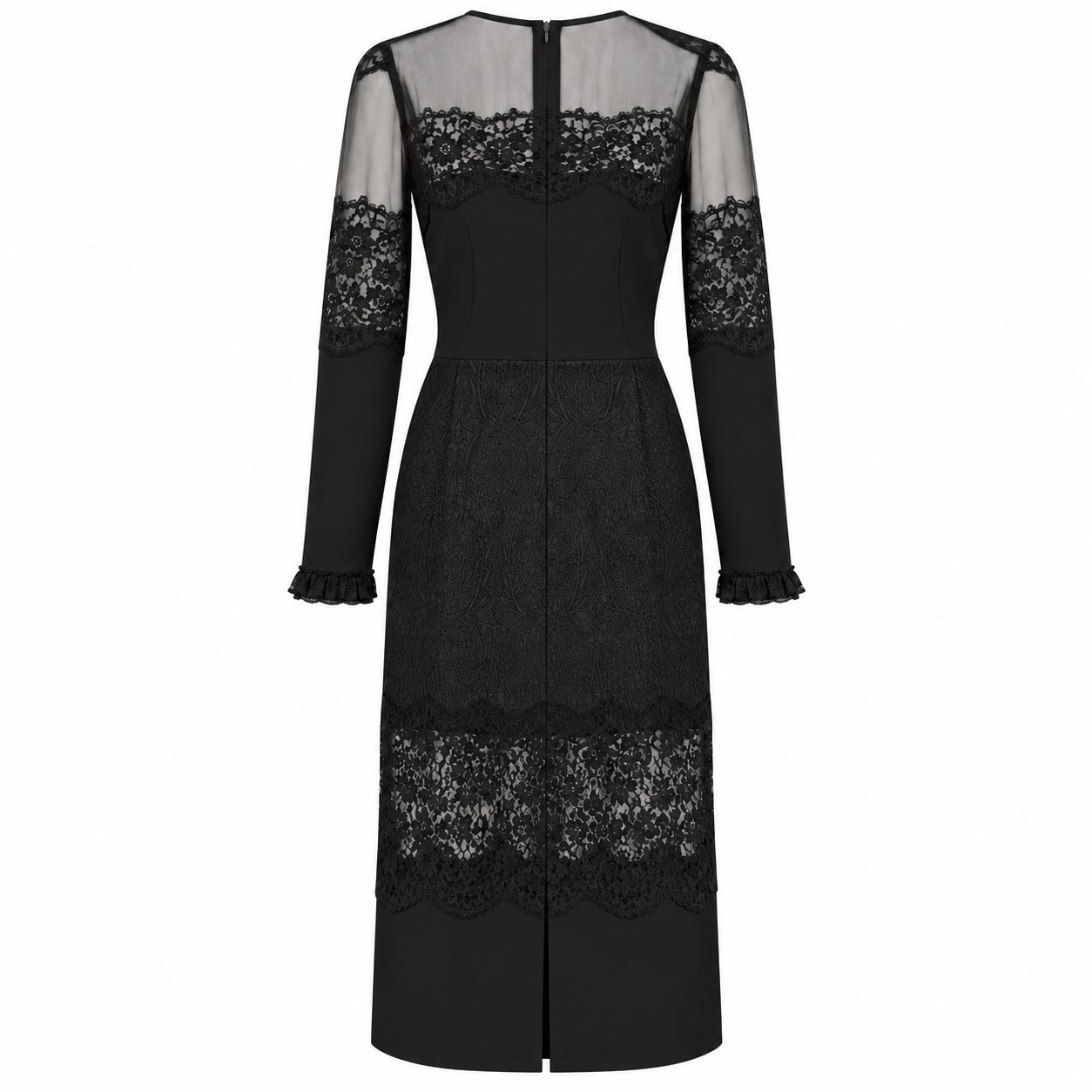 Dolce & Gabbana Woman Dress Long Lace Black