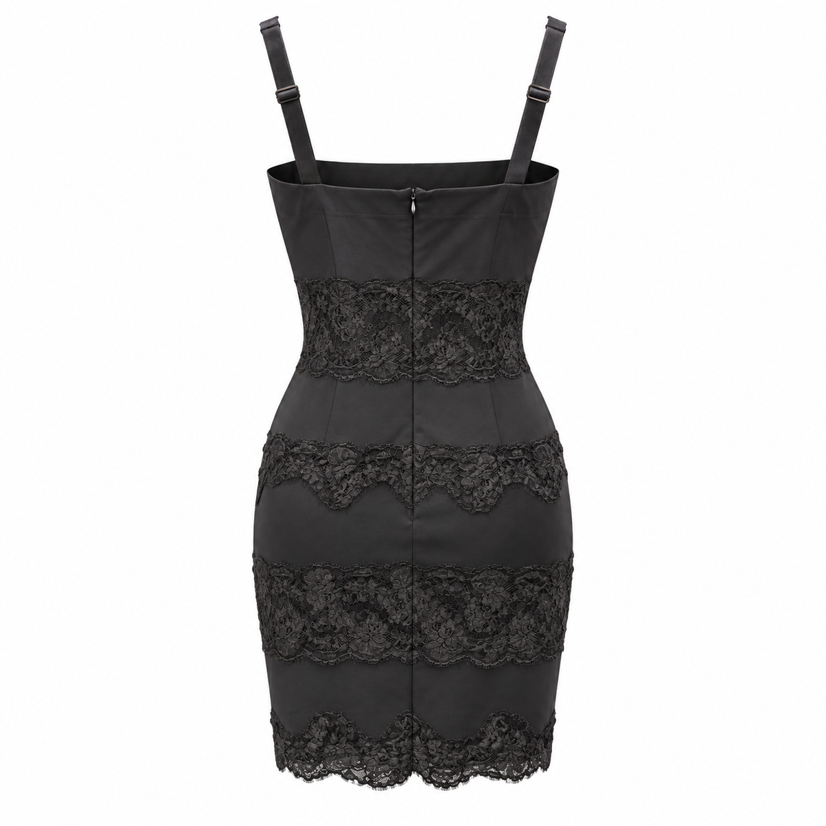 Dolce & Gabbana Woman Dress Lace Floral Black