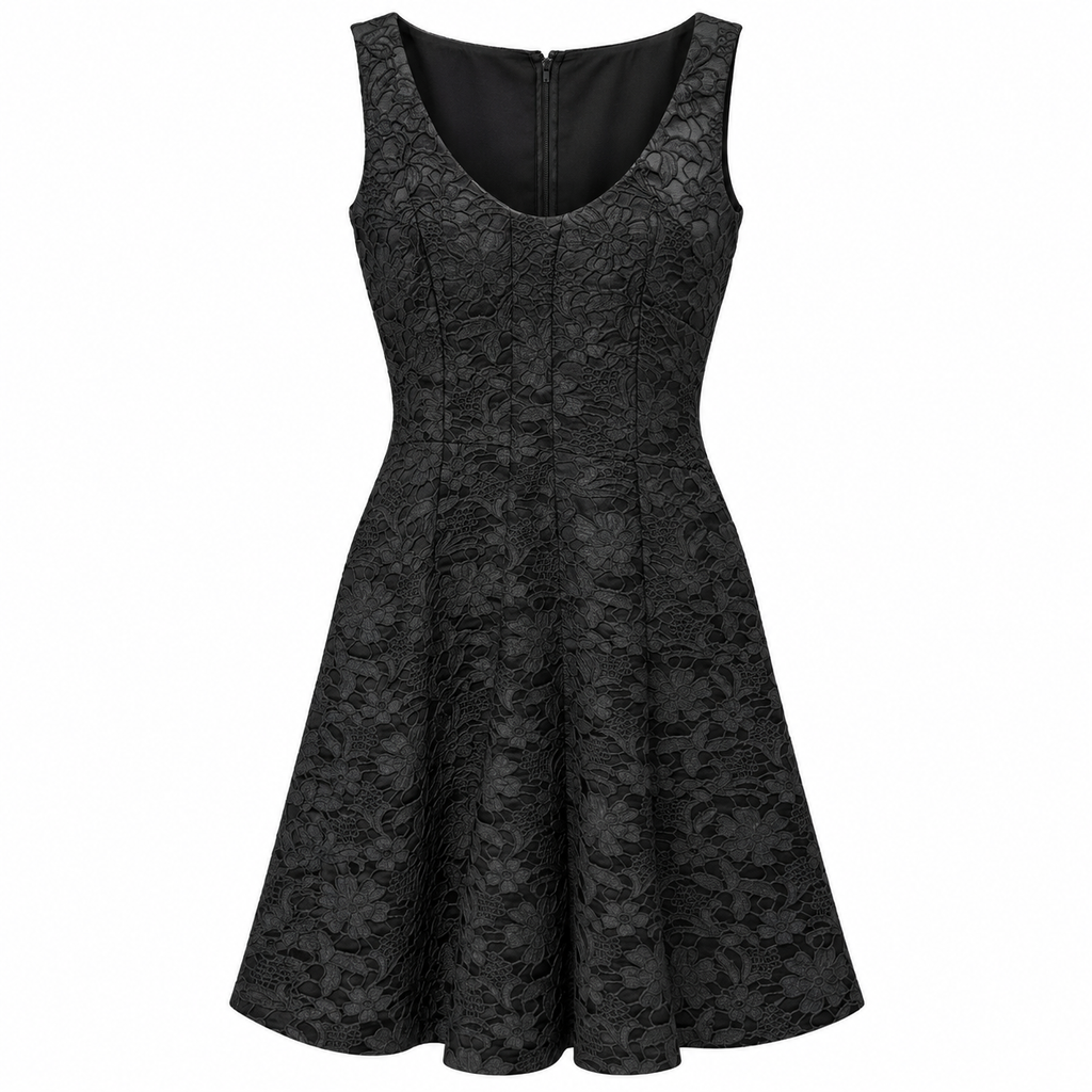 Dolce & Gabbana Woman Dress Short Ricamato Black