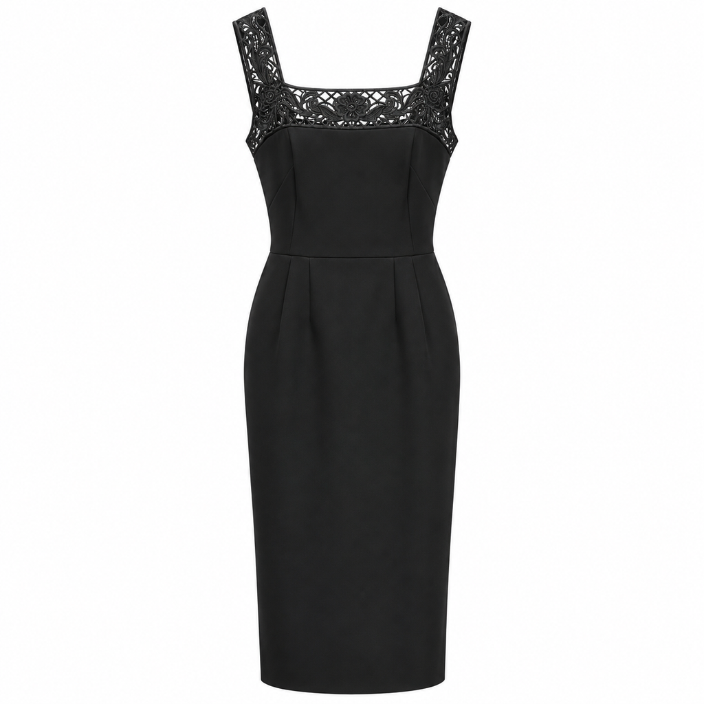 Dolce & Gabbana Woman Dress Viscosa Lace Black
