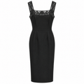 Dolce & Gabbana Woman Dress Viscosa Lace Black