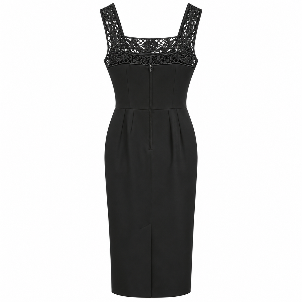 Dolce & Gabbana Woman Dress Viscosa Lace Black