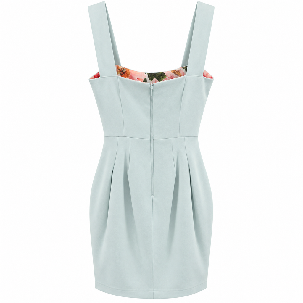 Dolce & Gabbana Woman Dress Short Green Menta Light Blue
