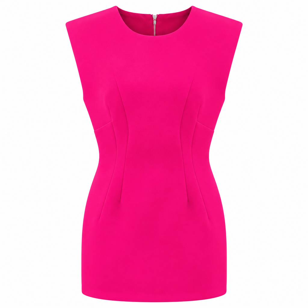 Dolce & Gabbana Woman Sheath Dress Sleeveless Fuchsia