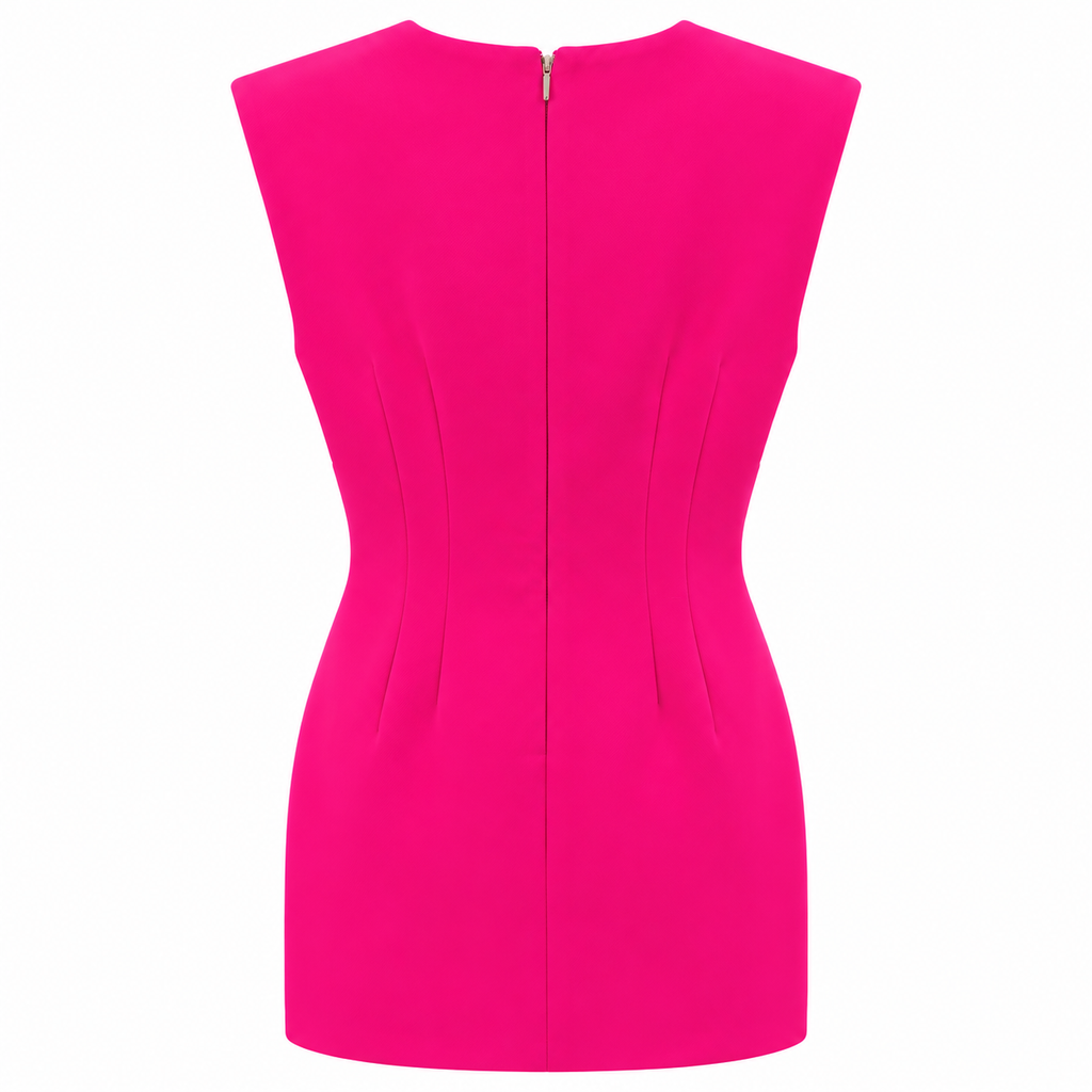 Dolce & Gabbana Woman Sheath Dress Sleeveless Fuchsia