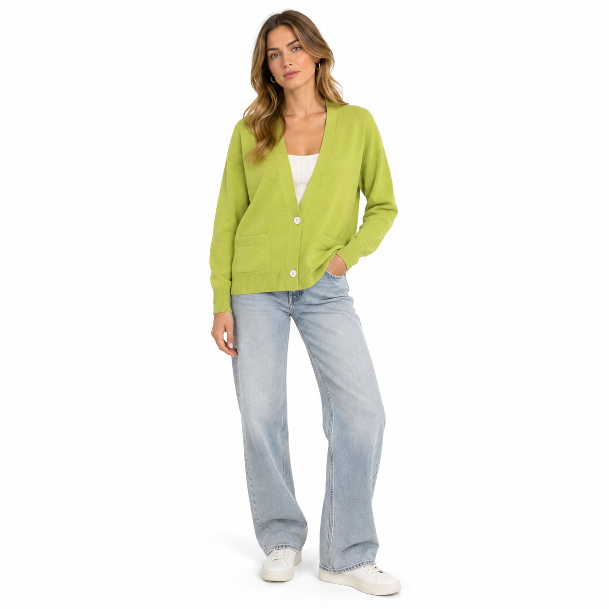 anna molinari Woman Cardigan Green