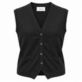 anna molinari Woman Vest Punto Milano Black
