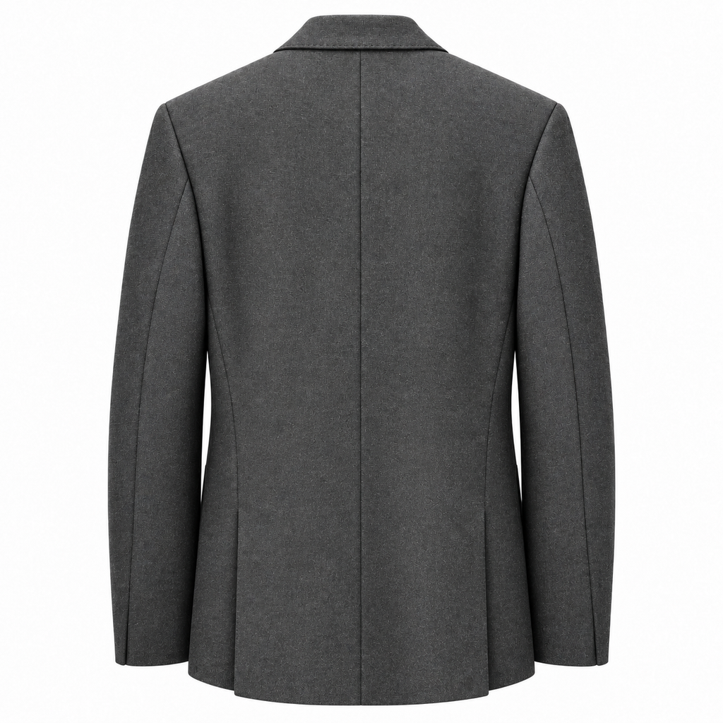 Dolce & Gabbana Man Jacket Double-Breasted Wool Grey