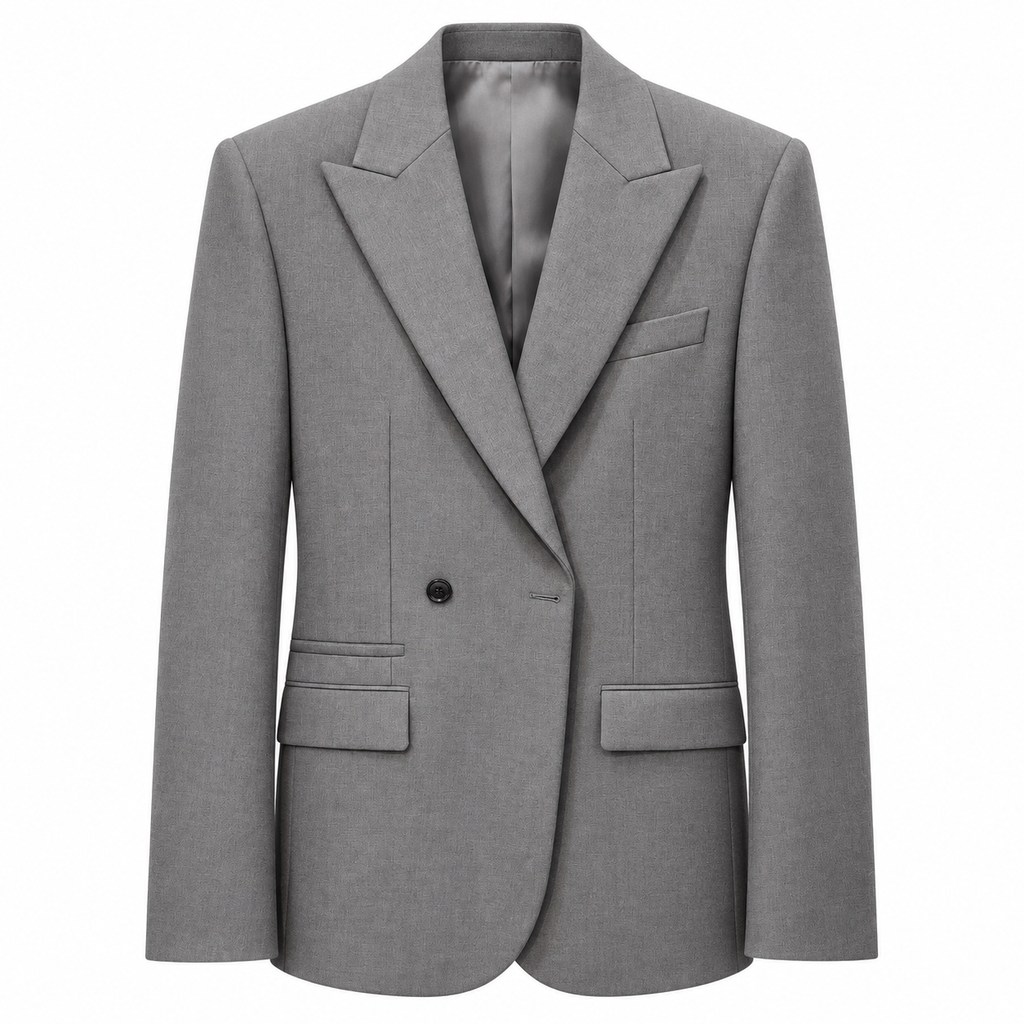 Dolce & Gabbana Man Jacket Double-Breasted Grey