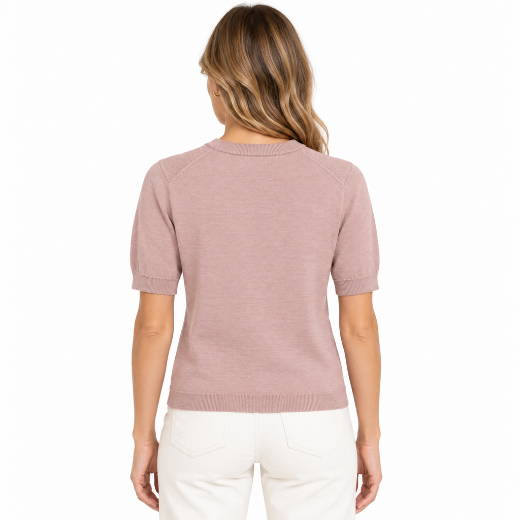 anna molinari Woman T-Shirt Crew Neck Pink