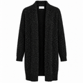 anna molinari Woman Cardigan Buclè Long Black