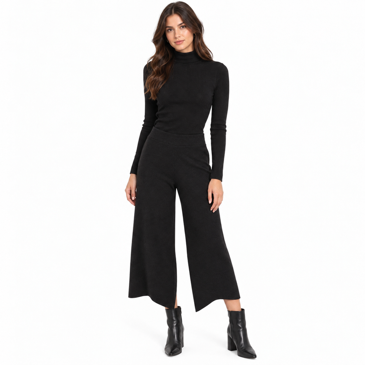 anna molinari Woman Trousers Dritto Punto Grey
