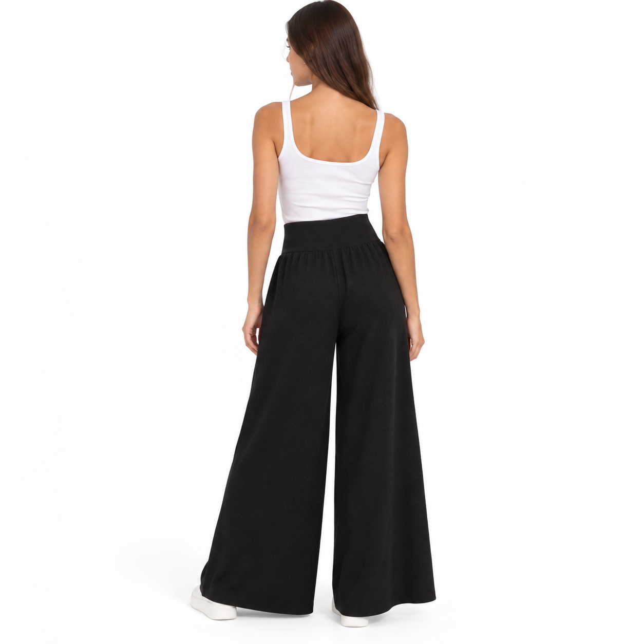 anna molinari Woman Trousers Wide Leg Black