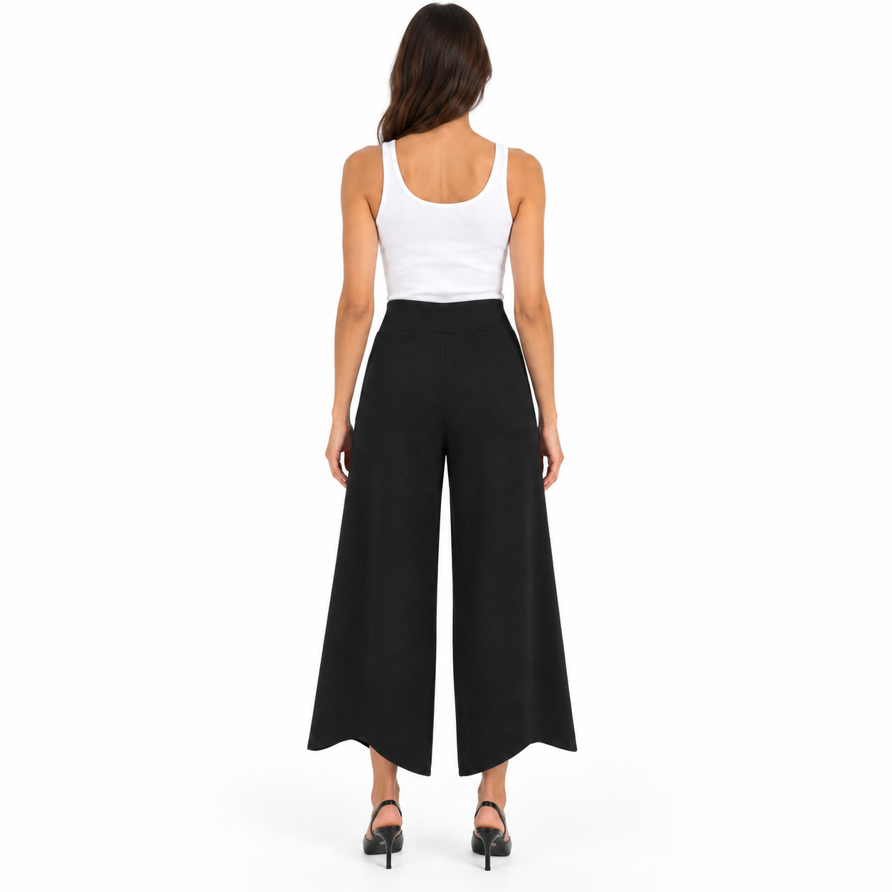 anna molinari Woman Trousers Dritto Punto Black