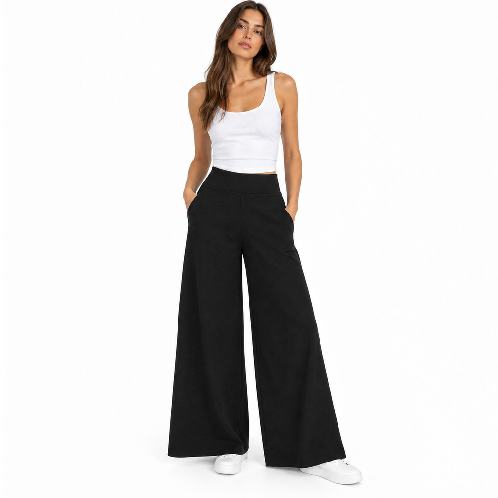 anna molinari Woman Trousers Dritto Punto Black