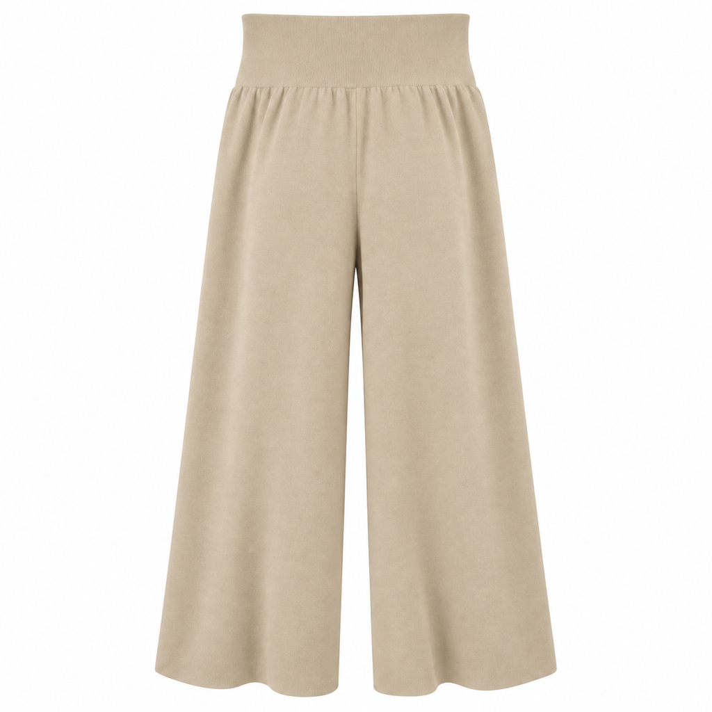 anna molinari Woman Trousers Wide Leg Beige