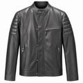 Dolce & Gabbana Man Jacket Leather Bottoni Black