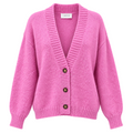 anna molinari Woman Cardigan Long Ciclamino Pink