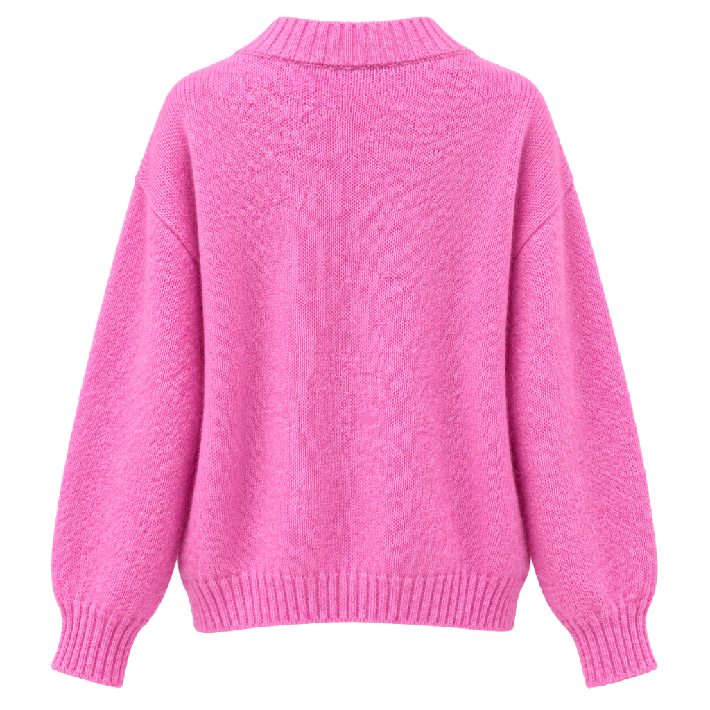 anna molinari Woman Cardigan Long Ciclamino Pink